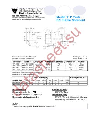 11P-C-12D datasheet  